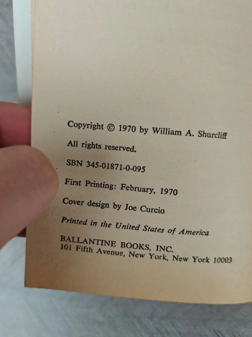 S/S/T And Sonic Boom Handbook William A. Shurcliff Paperback 1970